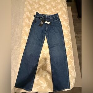 PAIGE Deep Blue Jeans